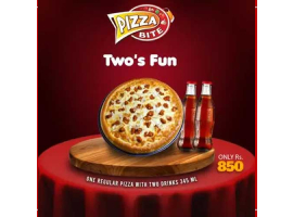 Pizza Bite Tow's Fun Deal For Rs.850/-